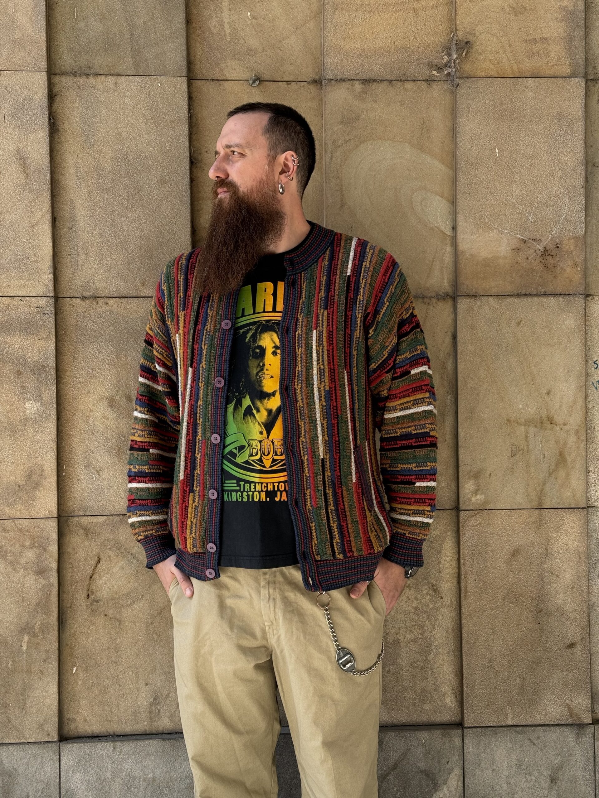 Cardigan anni 90 in cotone