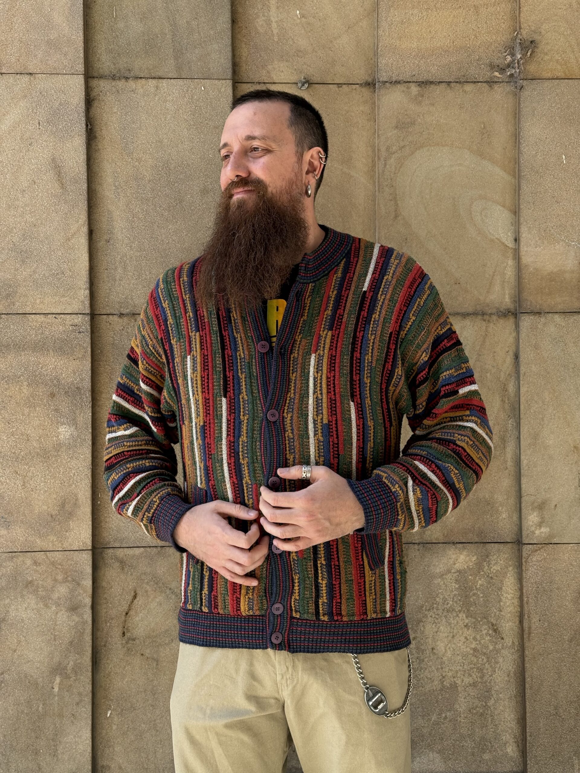 Cardigan anni 90 in cotone - immagine 7