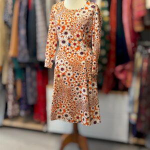 Abito anni 70 con margherite